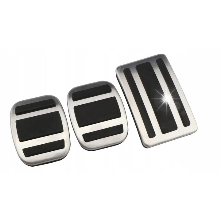 Комплект капаци за педали ST PARTS Peugeot Citroen инокс каучук