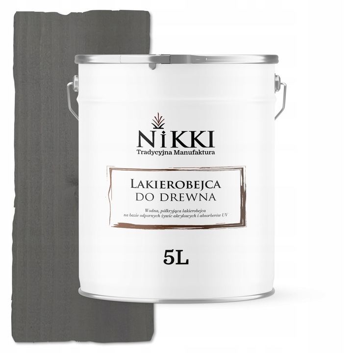 NIKKI 3in1 fa lakk, antracit, félmatt, 5L