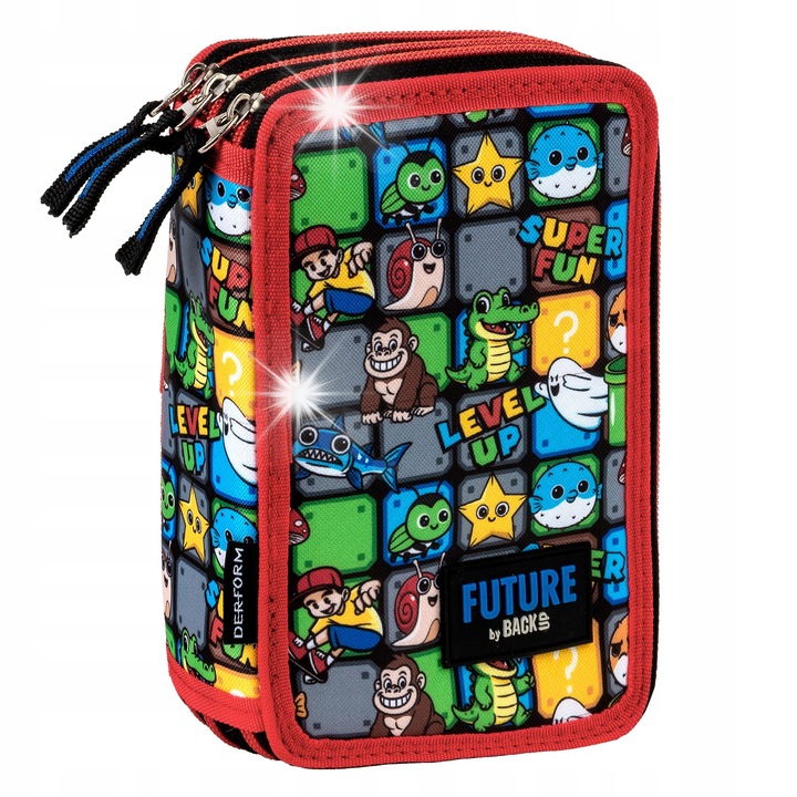 Derform Future Gamer tolltartó, 3 rekeszes, fiúknak