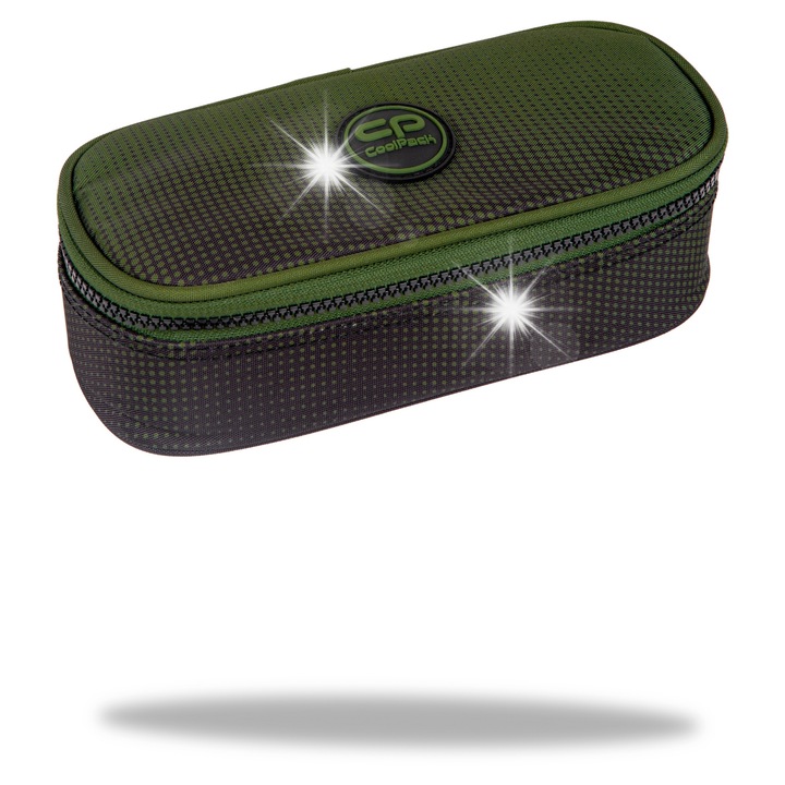 Penar CoolPack Campus Gradient Grass 23x9x5cm, poliester, compartiment unic