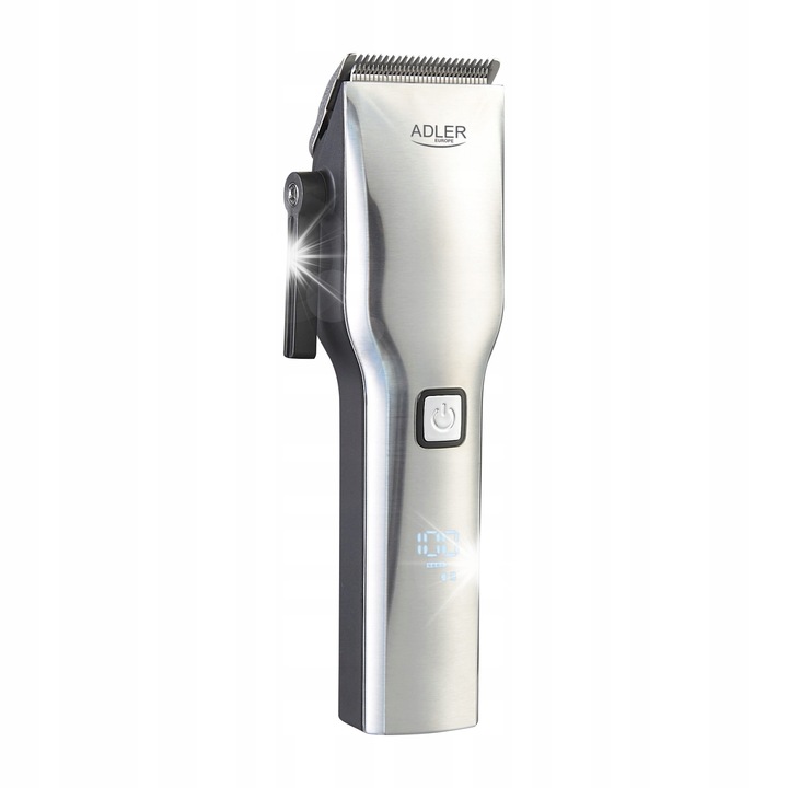 Adler AD 2850 hajvágó gép, 2 sebesség, rozsdamentes acél, 0.8-12mm, fekete