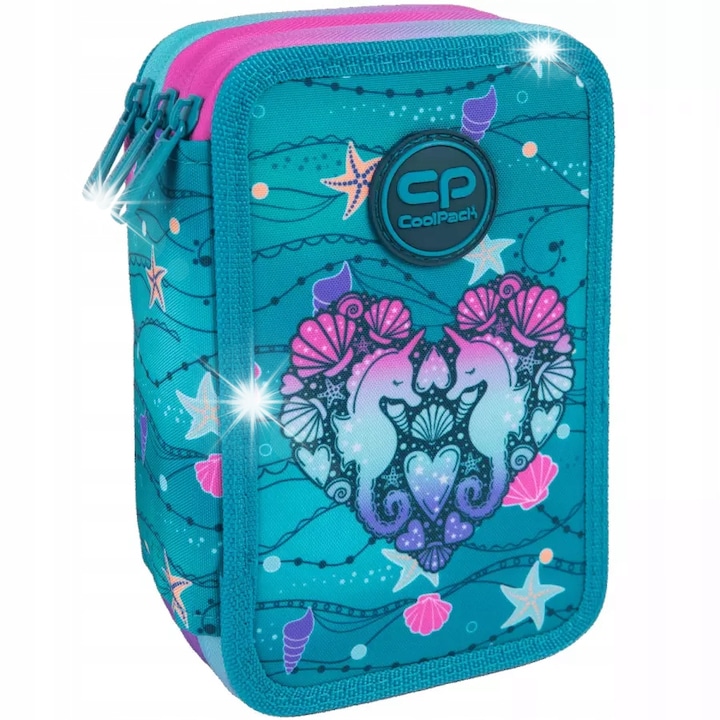 Penar Coolpack Jumper 3 cu 3 compartimente multicolor 19.5x12.5x6.5cm