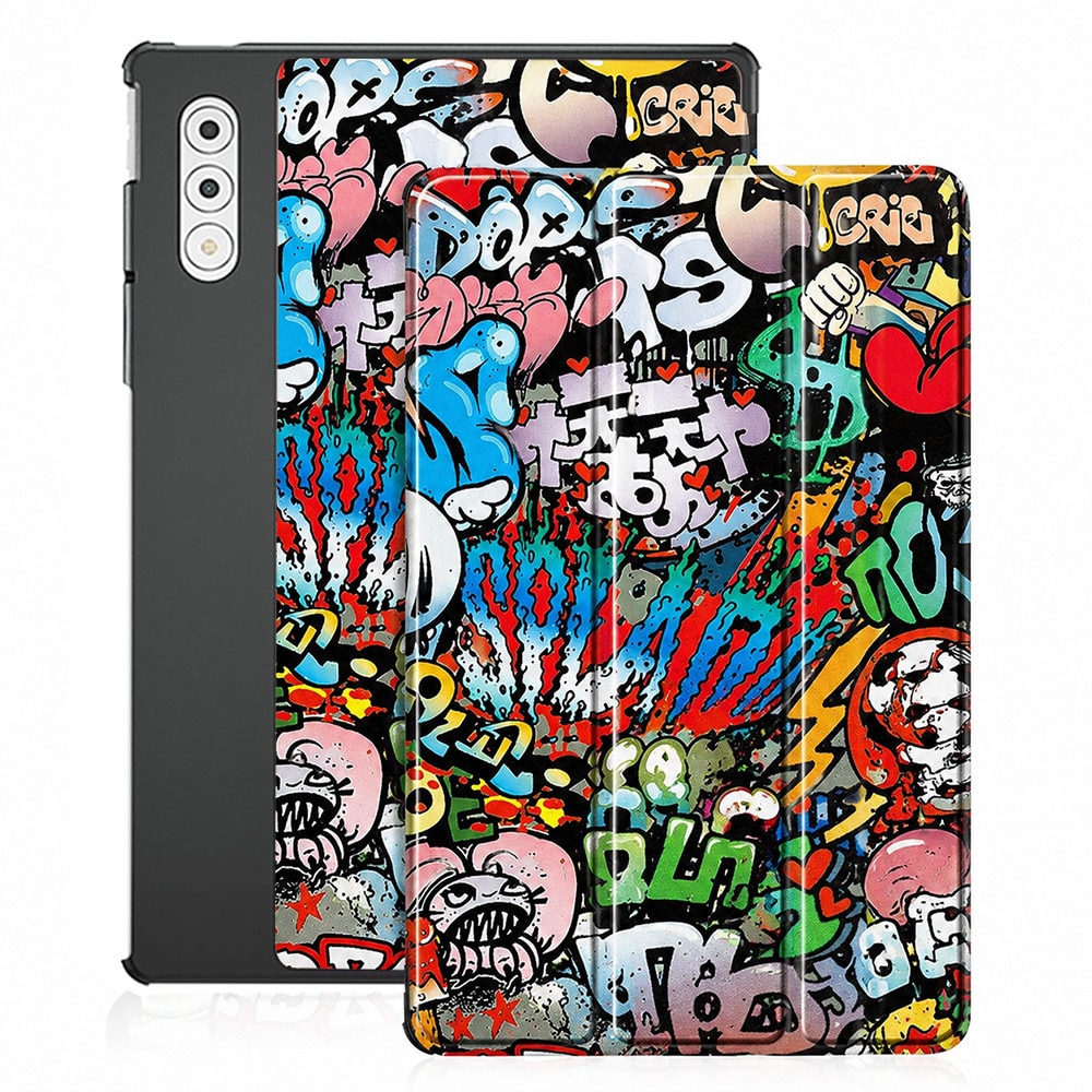 Husa tableta din piele pentru Lenovo Yoga Tab Plus 12.7, Protectie Completa, Functie de Stand, Multicolor