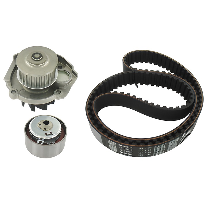 SKF VKMC 02206-2 vezérműszíj készlet és vízpumpa, fekete