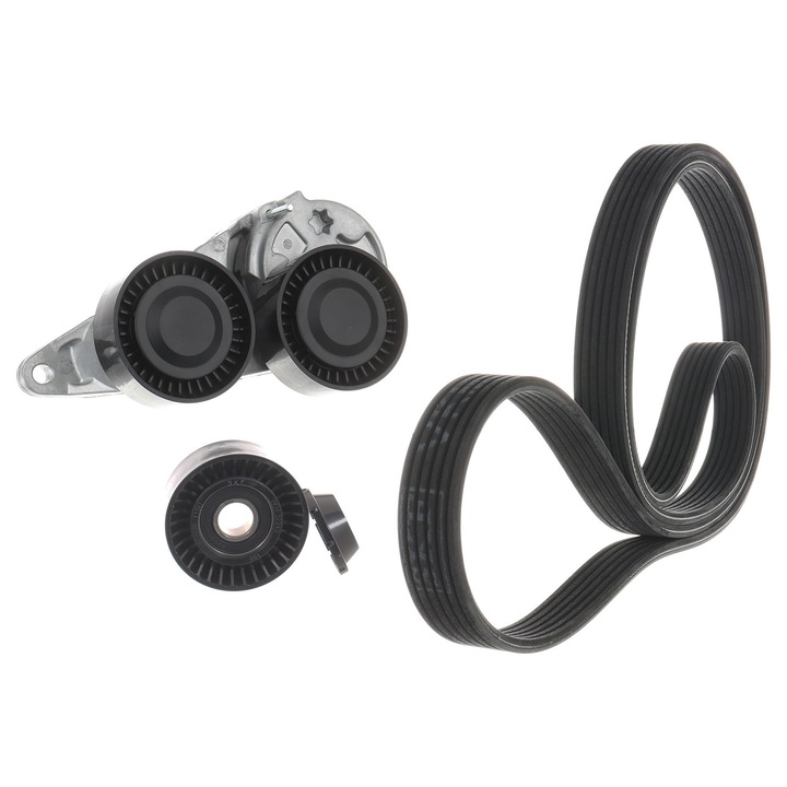 SKF VKMA 36222 hosszbordás szíj készlet, fekete, univerzális