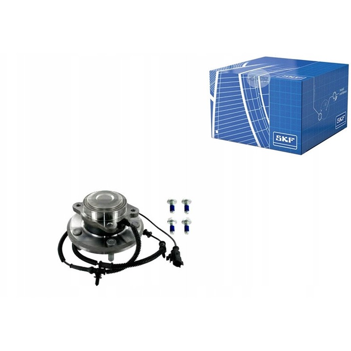 SKF VKBA 6764 kerékcsapágy készlet ABS érzékelővel, 5 lyuk, 161.7mm, többszínű