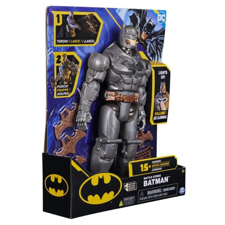 Batman figura hanggal és fénnyel, 30cm, többszínű