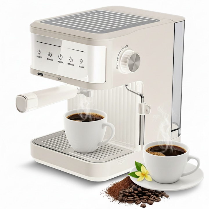 Espressor automat De’Longhi Magnifica Evo ECAM 290.31.SB, 1450 W, 5 tipuri de bauturi, 15 bari, Negru argintiu