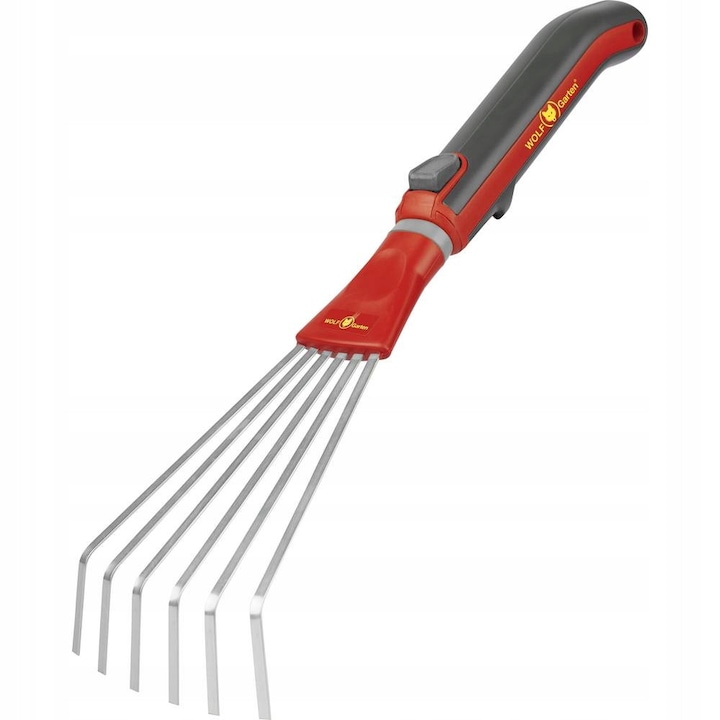 Grebla mini WOLF GARTEN LD-M cu dinti metalici, maner ZM15, 0.26kg