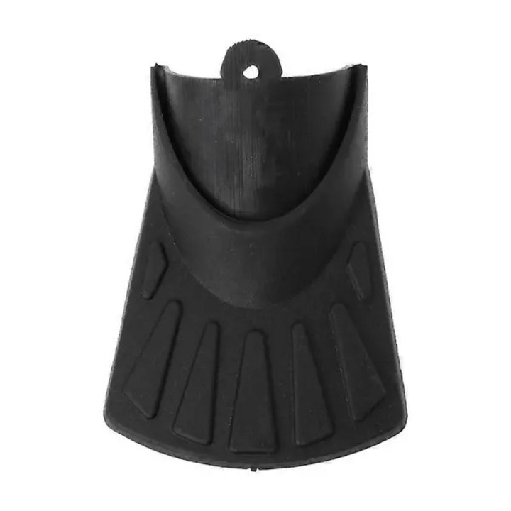 Protectie aripa spate pentru bicicleta PO-CJ-K0433-26-8-22-3791, capat tip „coada de peste” din plastic, negru, 48 x 85 mm