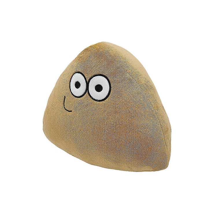Pou plüss idegen játék, puha, sokszínű, 25x20cm