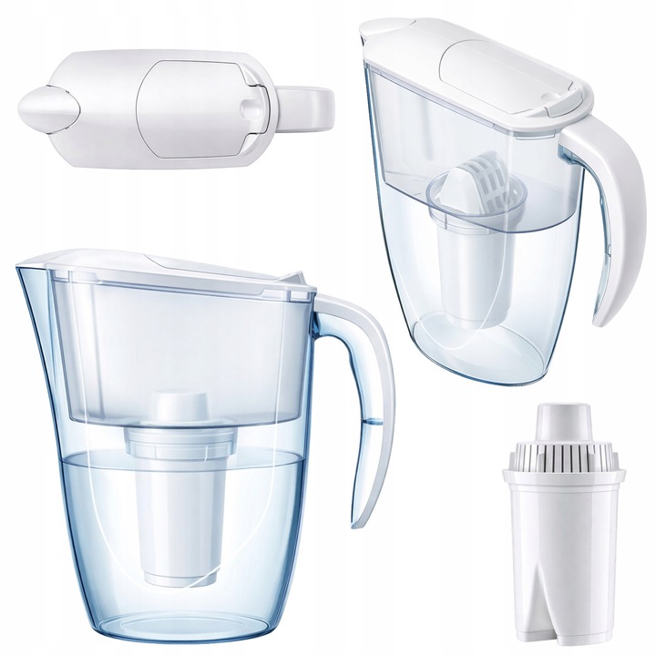 Filtru apa Aquaphor Real 2,9L alb set cu 1 filtru B15