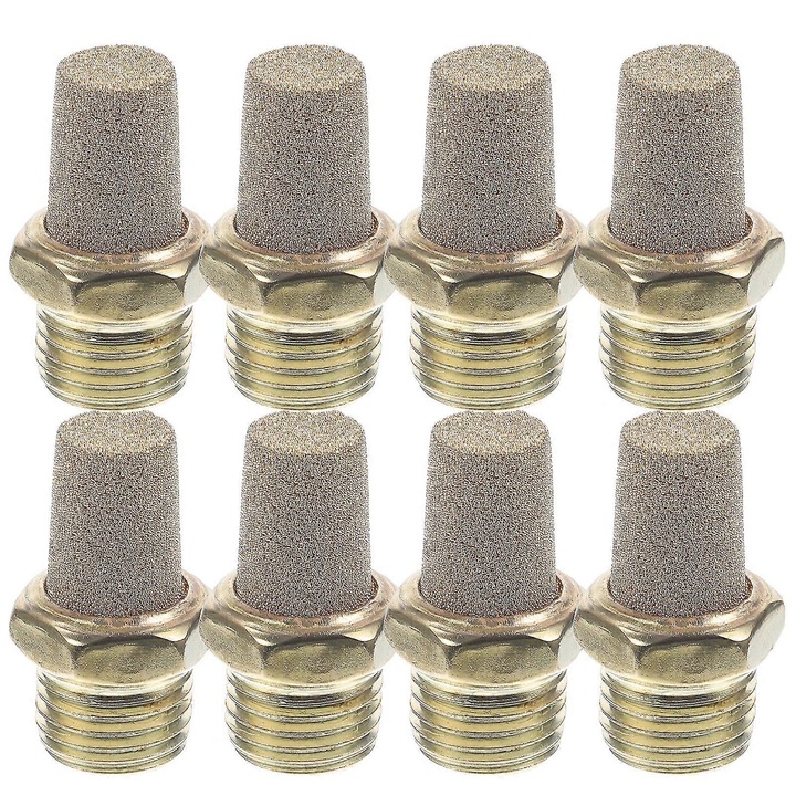 8 db légzajcsillapító készlet, réz, 3x1.5x1.5cm