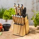 Klausberg KB-9038 késkészlet konyhai és steak felhasználásra, tartóval