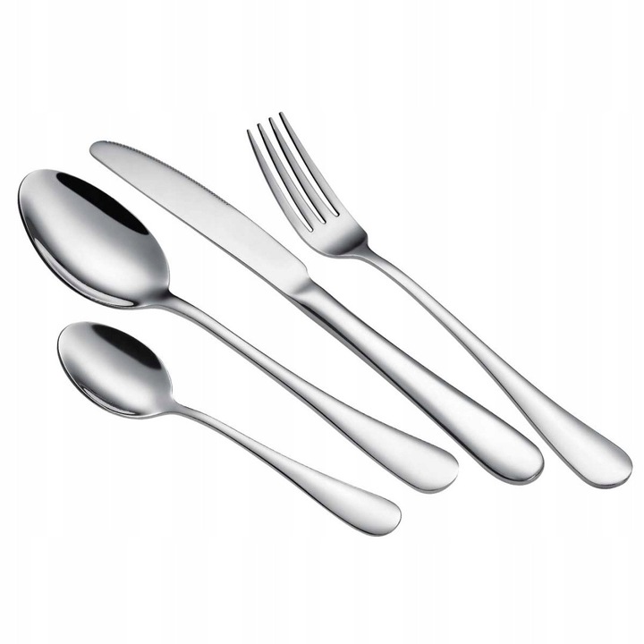 Set tacamuri Brunbeste 24 piese inox 18/0 lucios ergonomic