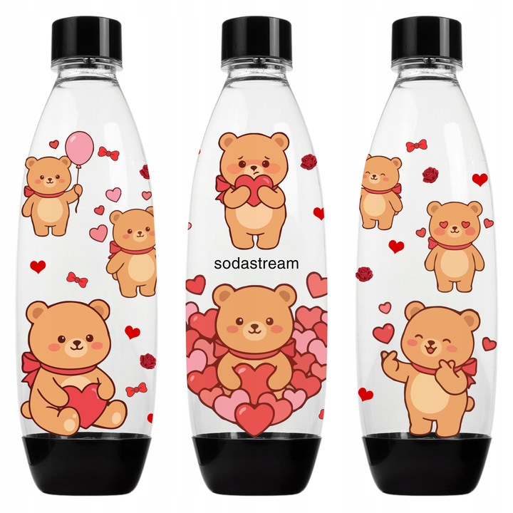 SodaStream üveg szívecskék lányoknak ajándék szerelem