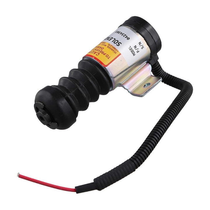 Supapa solenoida oprire combustibil 24V, ABS metal, 0423-4303, universal