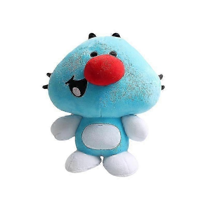Plüssjáték, kék macska, 21cm, PP pamut töltet