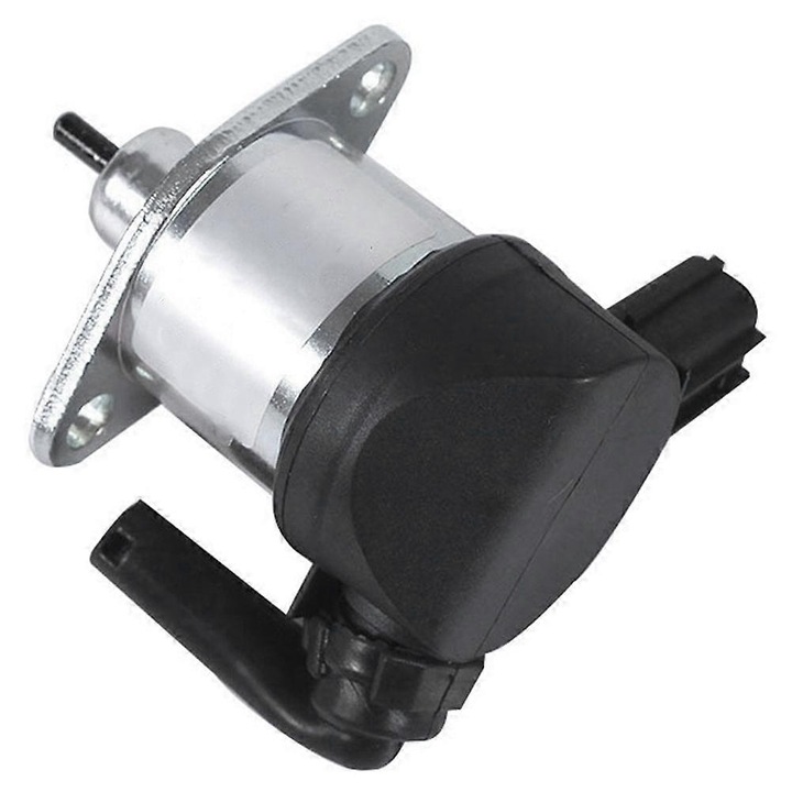 Electrovalva oprire combustibil 12V metalica argintie 1C010-60015