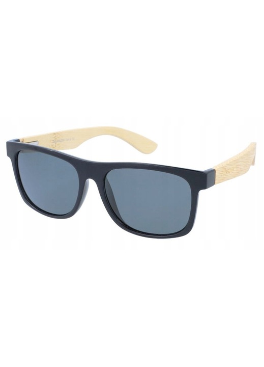 PolarZone PZ852-1 férfi polarizált napszemüveg, fekete, 55x48mm szett