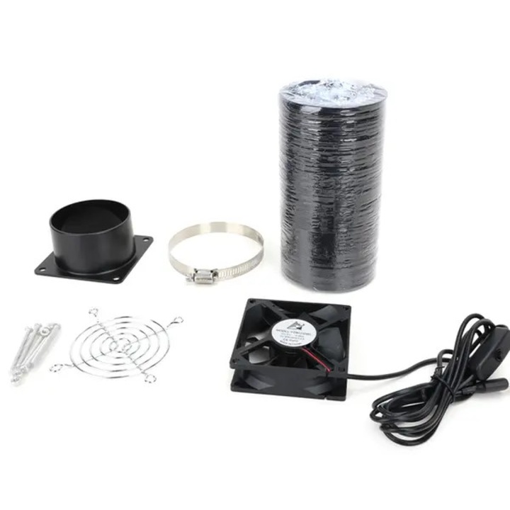 Füstelszívó ventilátor készlet 3D, 4000 RPM, USB, 8x8x2.5cm