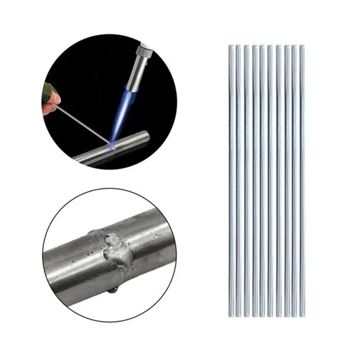 Комплект 20 електрода за заваряване на алуминий 33x1.6mm с флюс покритие
