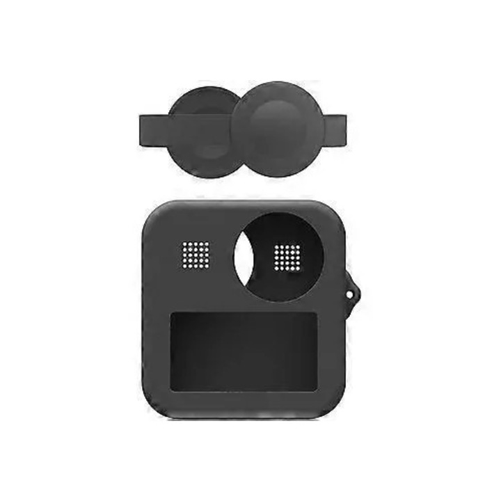 Szilikon védőtok GoPro MAX kamerához, fekete, standard méret