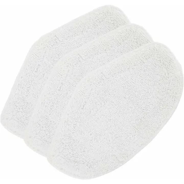 4 db mikroszálas felmosófej gőzmophoz, fehér, 29.5x19x1cm