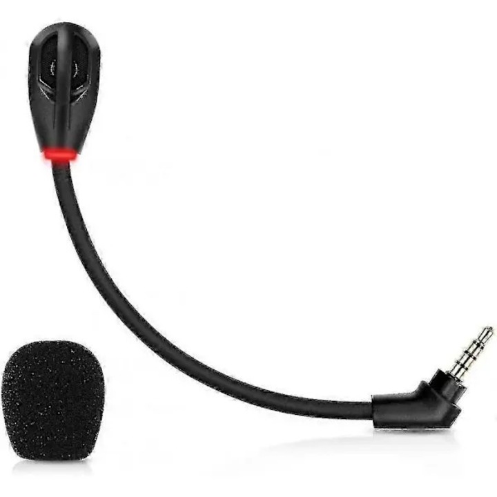 Fejhallgató csere mikrofon, fekete, 15cm