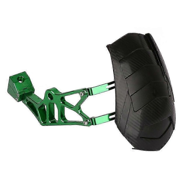 Motorkerékpár hátsó sárvédő, fekete zöld, műanyag alumínium, Kawasaki Z1000 2010-2016