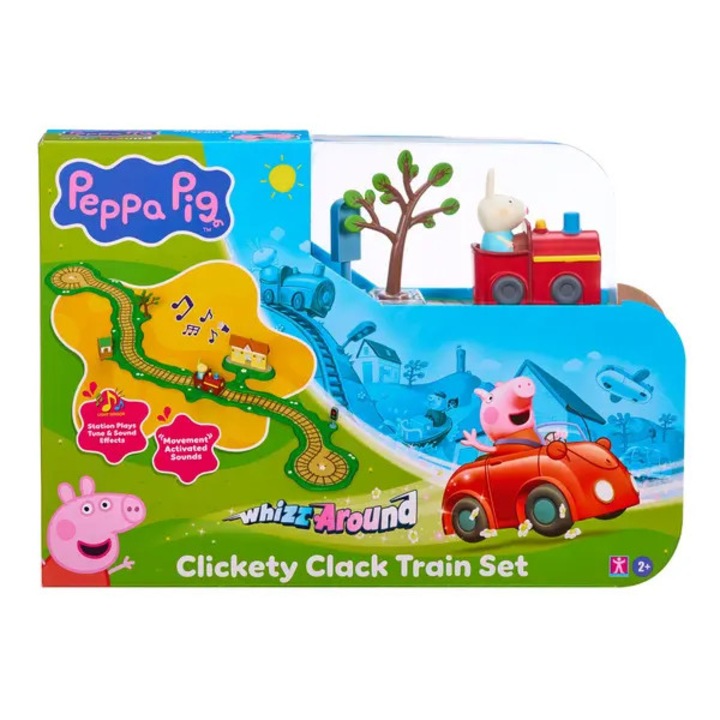 Set trenulet si pista, multicolor, 18x9cm, 8x4.5x7cm