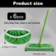 Újrafelhasználható mikroszálas felmosó kendők, szett, többszínű, Swiffer Sweeper kompatibilis, 100 mosás