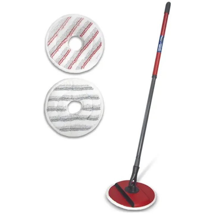 4 db szürke, újrafelhasználható mikroszálas felmosóhuzat, 23.5cm