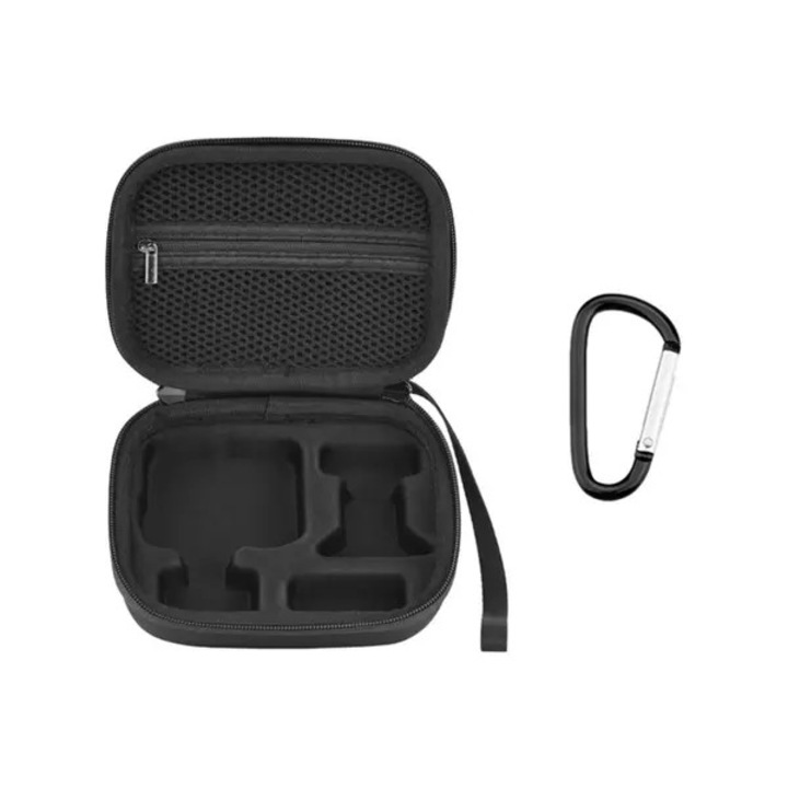 DJI Osmo Nano kompakt hordtáska, fekete nylon, 16x12.9x6.3cm, ütés- és karcolásvédelem