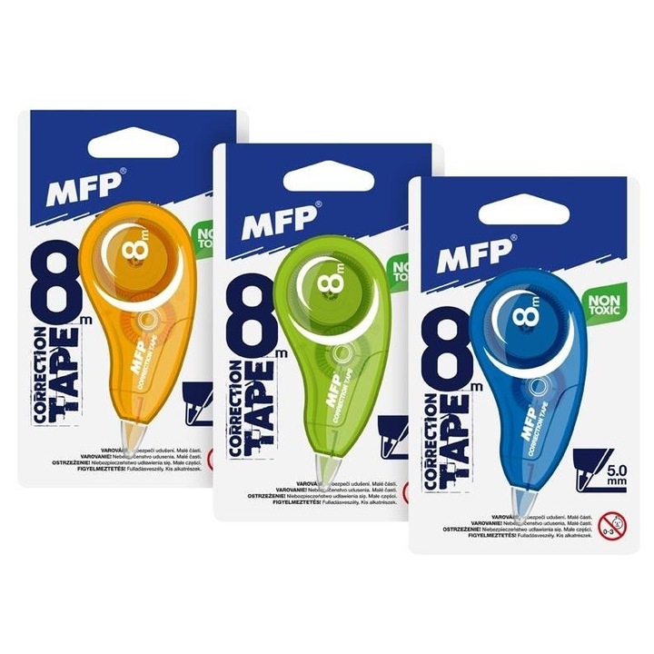 Korrekciós szalag MFP 5mm 8m fehér 9.5x4.2x1.5cm