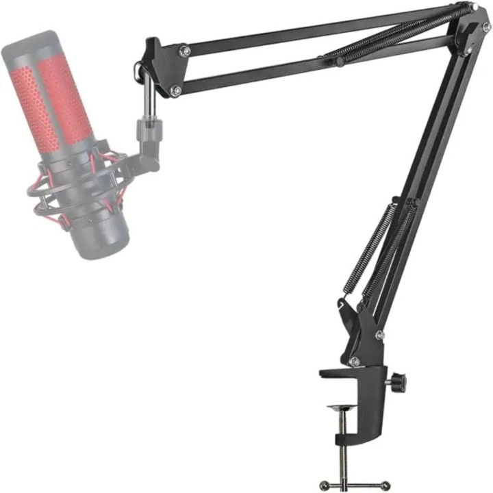 Mikrofonállvány, OEM, 360 fokban állítható, fekete, 1.8m max 1.4kg