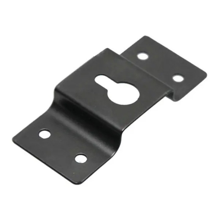 Fekete fém tartó hangszórók felakasztásához 71x30mm