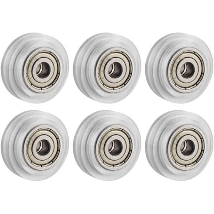 Set 6 role plastic pentru imprimanta, multicolor, 2.4x2.4x1.1cm