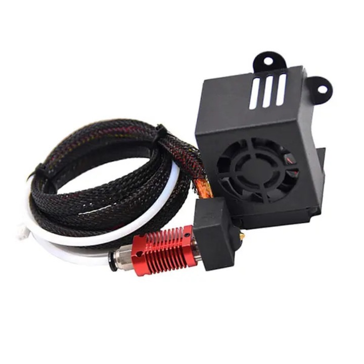 Komplett összeállított 24V-os hotend készlet termisztorral és 1.2m szilikon tokkal 3D nyomtatókhoz, alumínium, 20x20x10mm