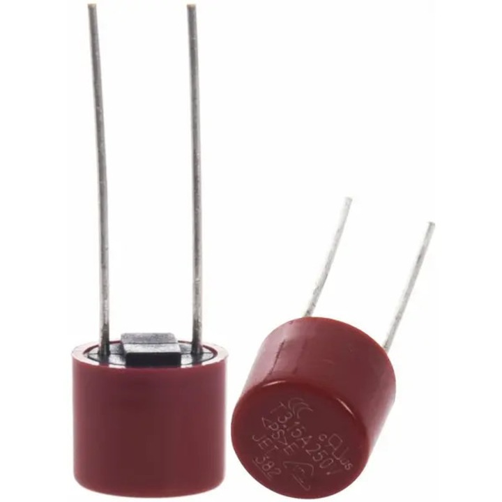 Set 10 sigurante lente 3.15A 250V, rosu inchis, 8.4x7.2mm
