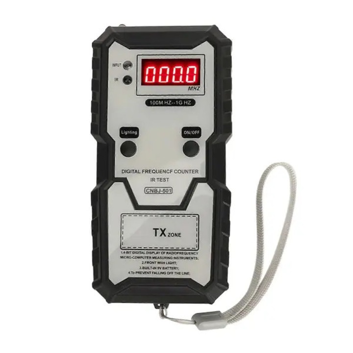 Tester frecventa telecomanda, digital, LED, 100MHz-1GHz, 9V