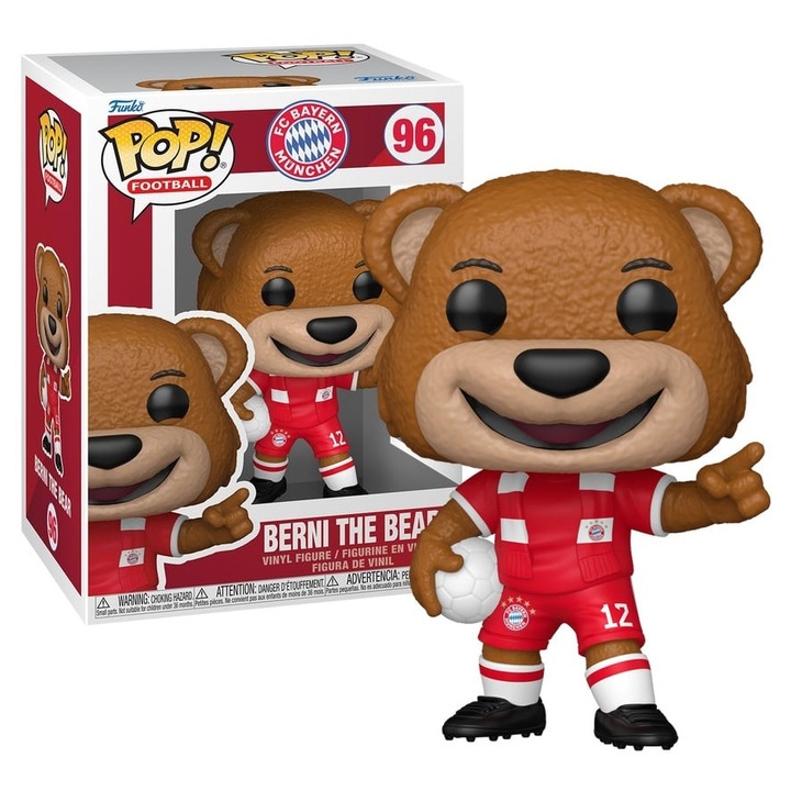 Figurina Funko POP, Berni The Bear, Bayern Munich, sport, 9 cm