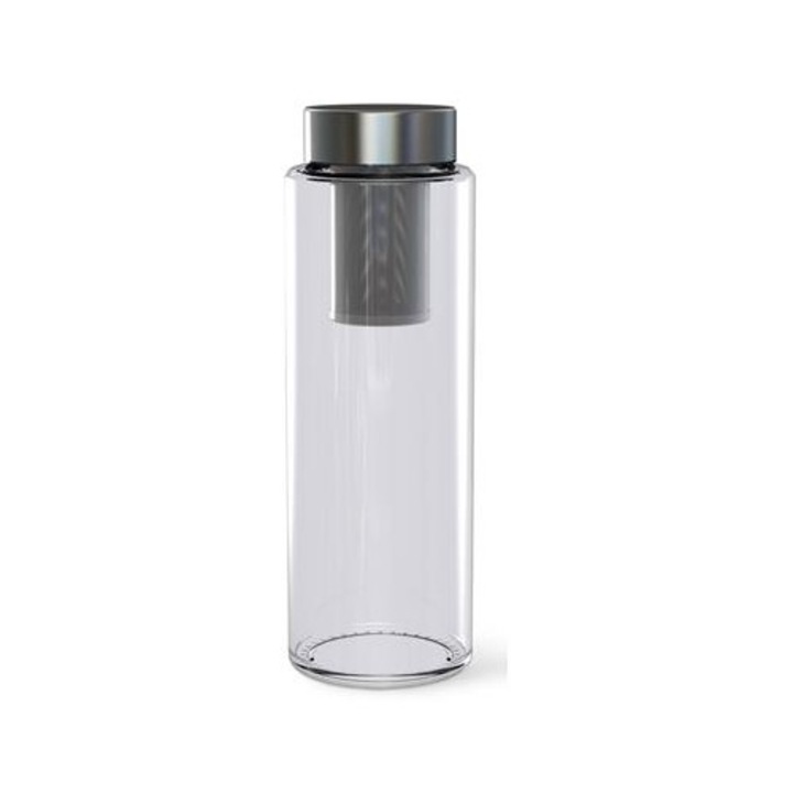 Simax boroszilikát üveg 1000ml fém szűrővel, átlátszó 8.3x25.3cm