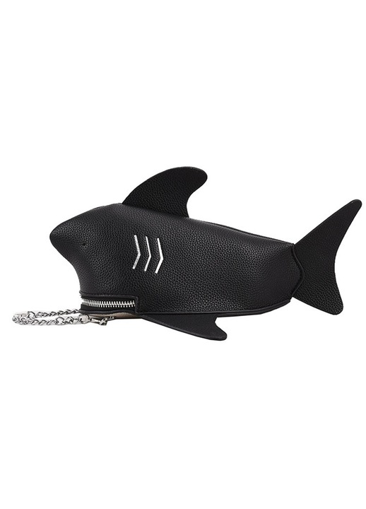 Cipzáras kézitáska, crossbody típusú, válltáska, női kézitáska, dinoszaurusz típusú, állatstílusú táskák, cipzáras, crossbody pénztárca, clutch kézitáska, fekete