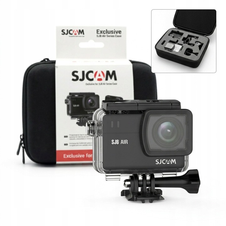 Camera sport SJCAM SJ8 Air Full HD set husa accesorii