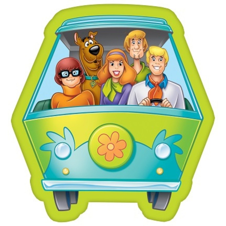 Perna decorativa Carbotex Scooby Doo multicolor 35x30cm