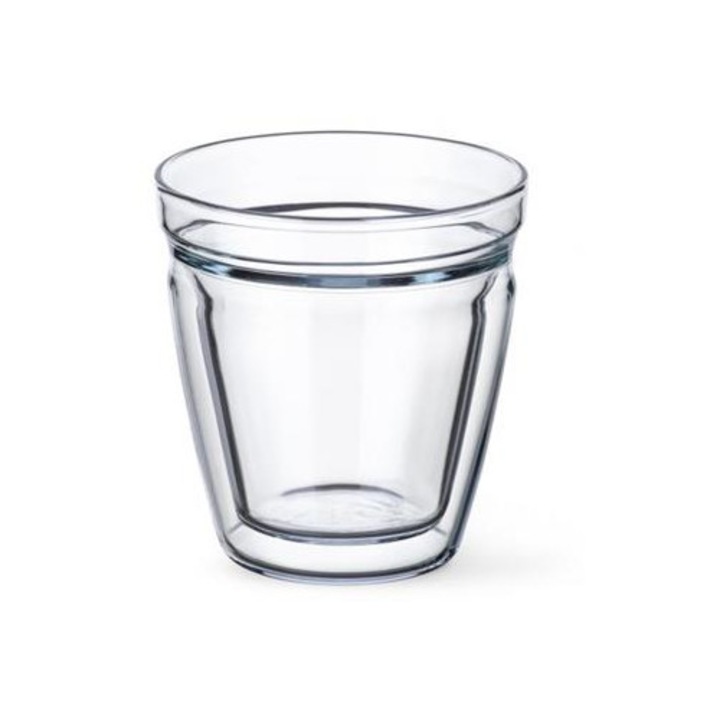 SIMAX Lungo termikus bögre készlet, 2 db, boroszilikát üveg, 180ml, átlátszó