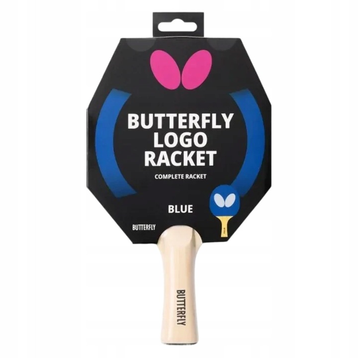 Хилка за тенис на маса Butterfly Logo синя, лека, удобна