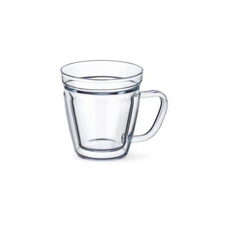 Simax Lungo termopohár készlet, 2 db, 180ml, boroszilikát üveg, átlátszó