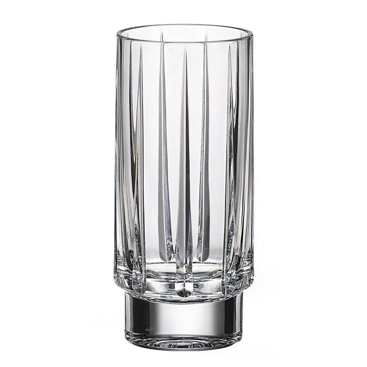 Bohemia Olivia kristály pohár készlet, 6 db, 330ml, átlátszó, elegáns